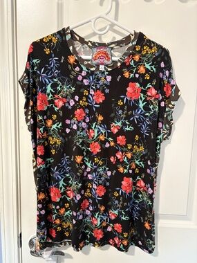 Johnny Was Kashim Relaxed Bamboo Knit Top Size Medium